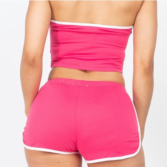 Pink Halter Neck 2 Piece Set - Picture 2 of 2